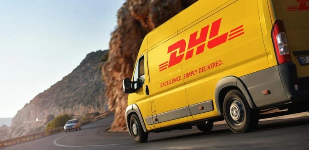 DHL delivery van